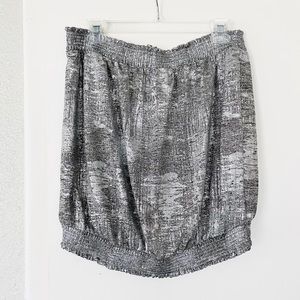 Anthropologie XL Sparkly Strapless Top NWT